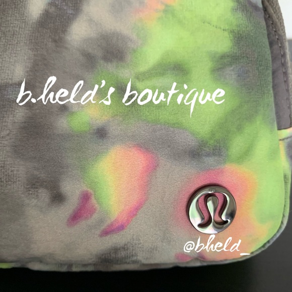 lululemon Everywhere Belt Bag in Hyper Dye Multi/Rover Pink Green (1L) New NWT - Picture 12 of 15